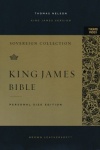 KJV Personal Size Sovereign Collection Bible, Comfort Print Leathersoft, Brown Indexed